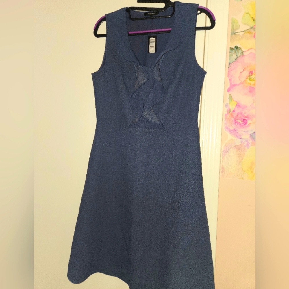 NWT RW&CO A-line Ruffle Detail dress